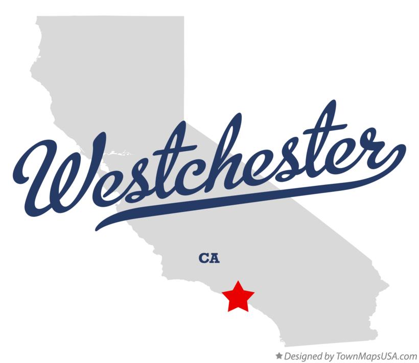 Map of Westchester California CA