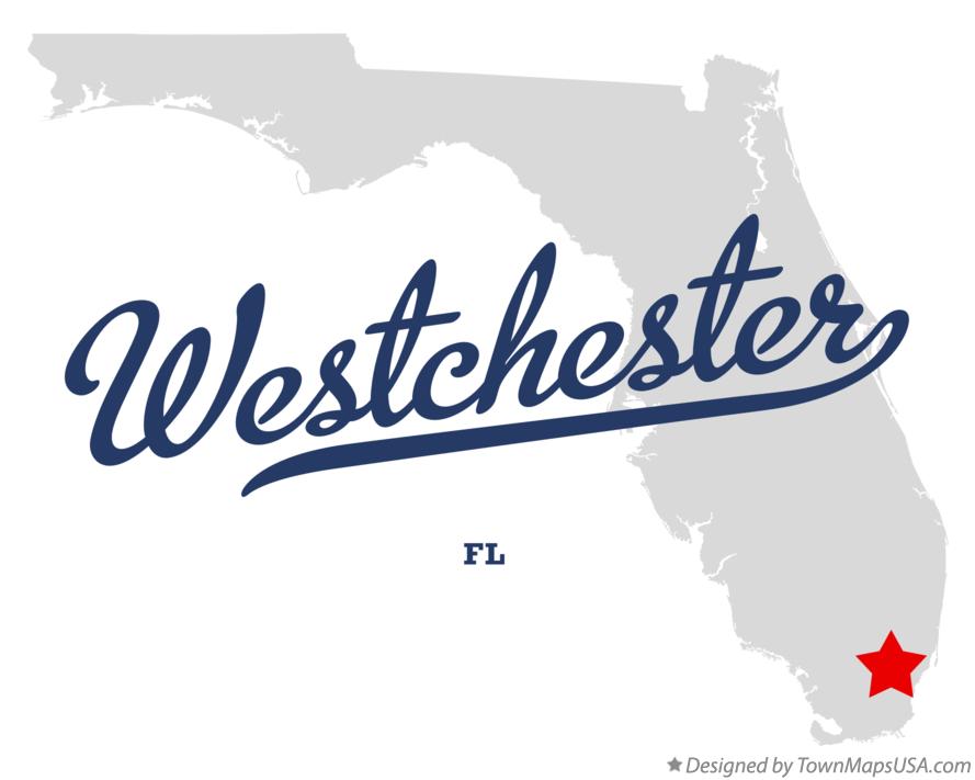 Map of Westchester Florida FL