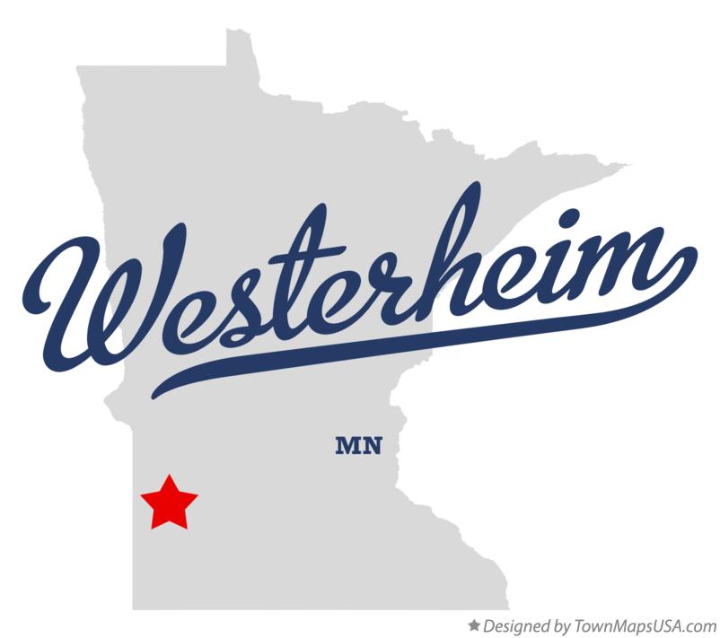 Map of Westerheim Minnesota MN