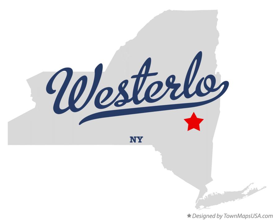 Map of Westerlo New York NY