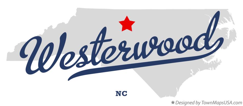 Map of Westerwood North Carolina NC