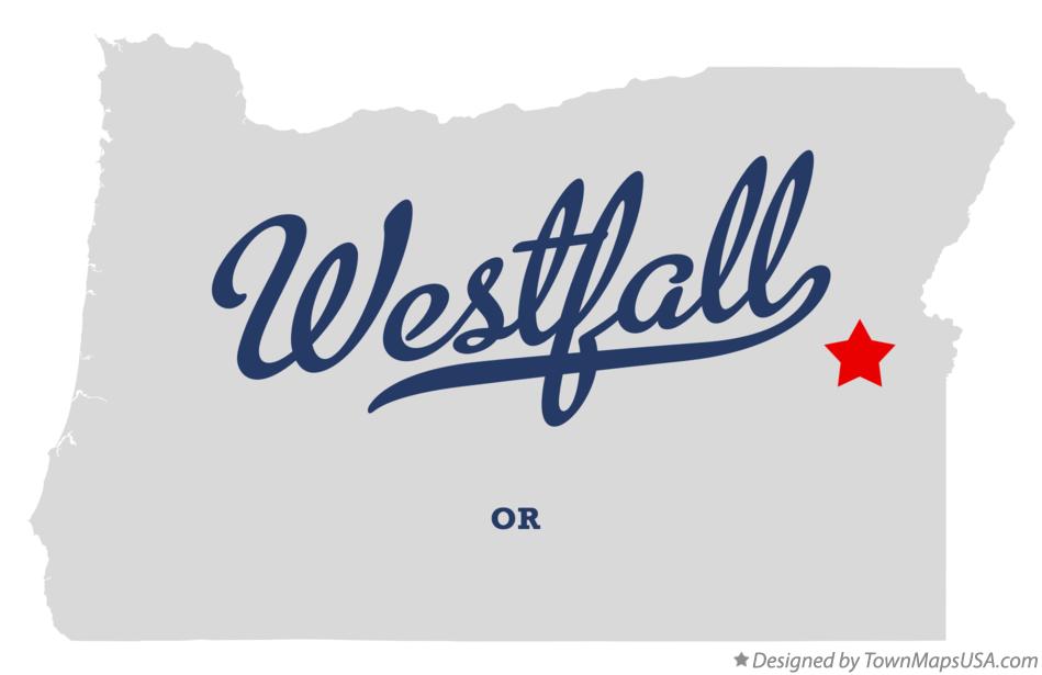Map of Westfall Oregon OR
