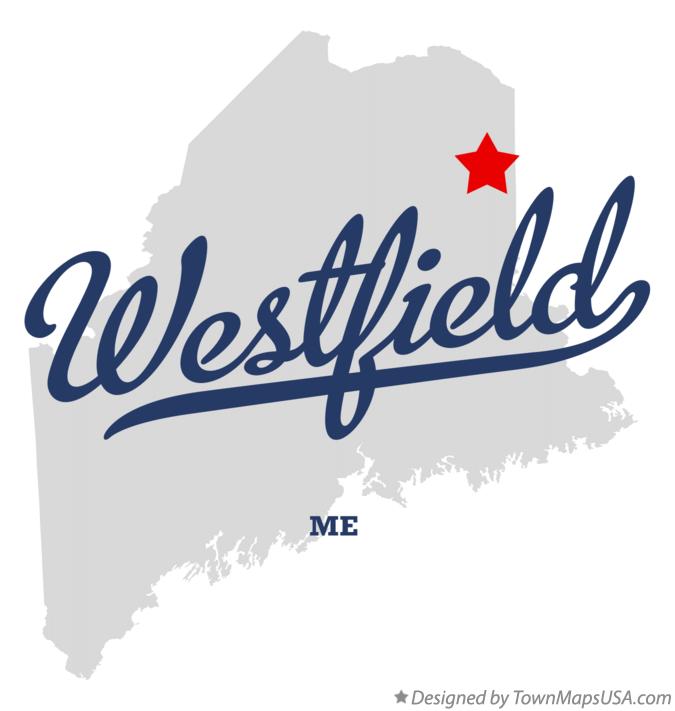 Map of Westfield Maine ME