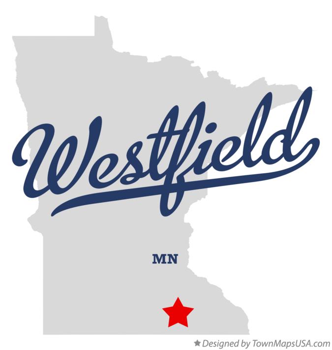Map of Westfield Minnesota MN
