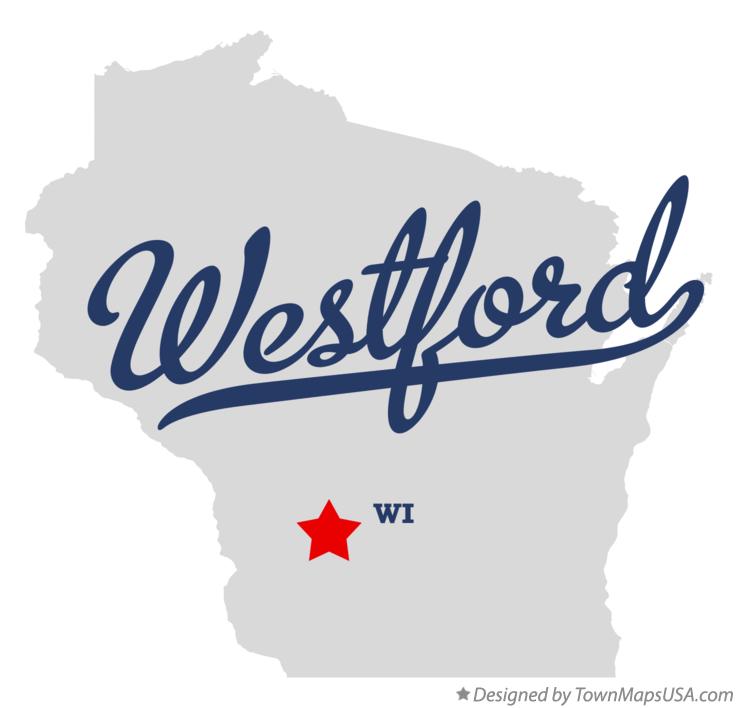 Map of Westford Wisconsin WI