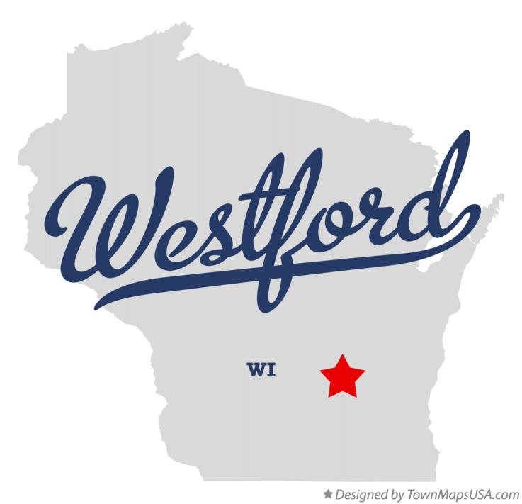 Map Of Westford Dodge County Wi Wisconsin