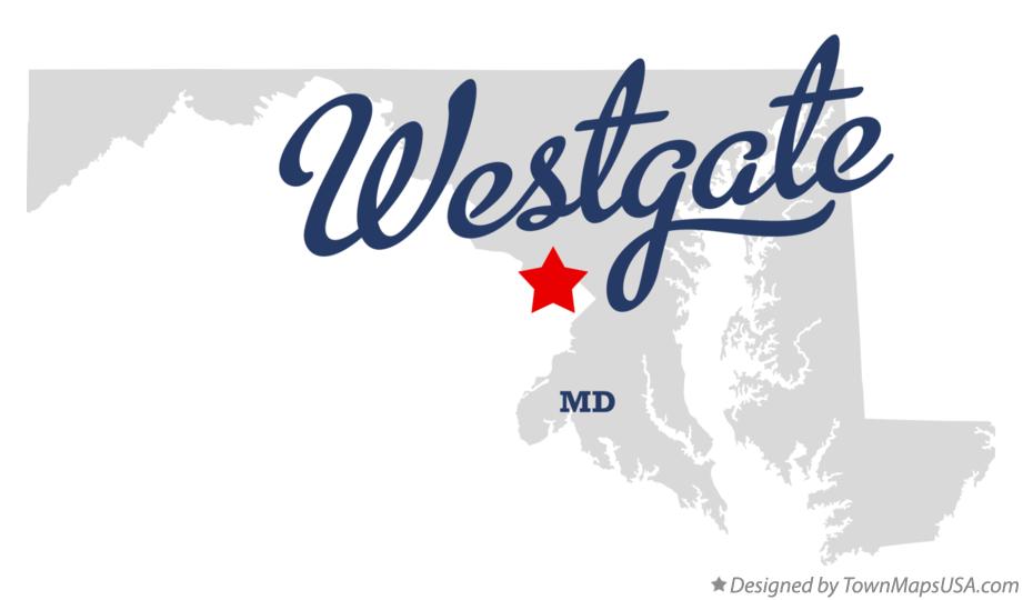 Map of Westgate Maryland MD