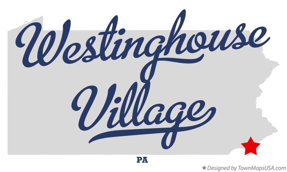 Map of Westinghouse Village Pennsylvania PA