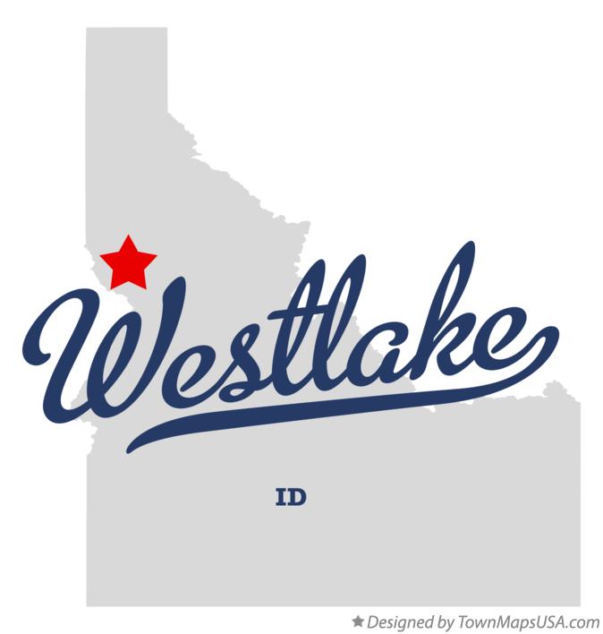 Map of Westlake Idaho ID
