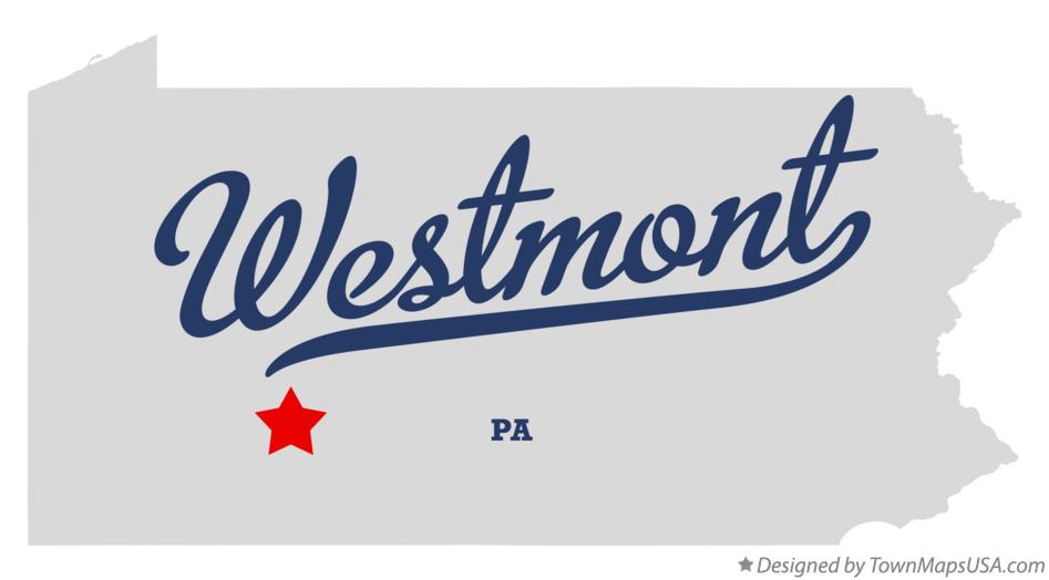 Map of Westmont Pennsylvania PA
