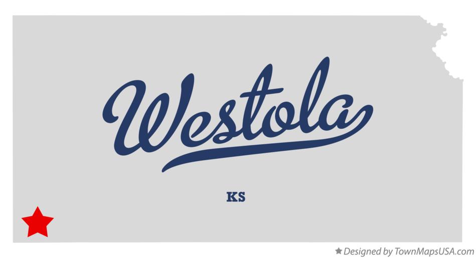 Map of Westola Kansas KS