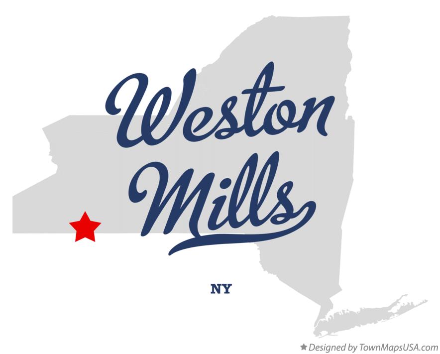 Map of Weston Mills New York NY