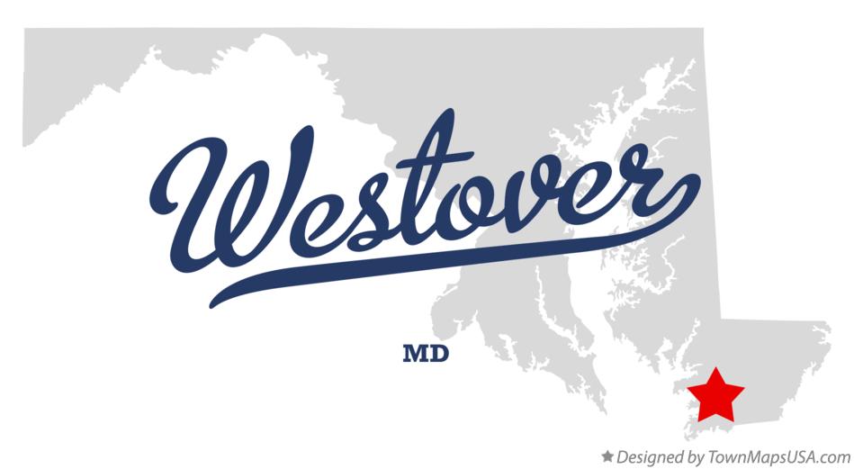 Map of Westover Maryland MD