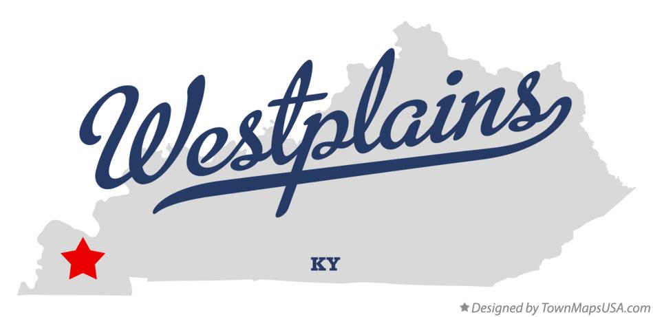 Map of Westplains Kentucky KY
