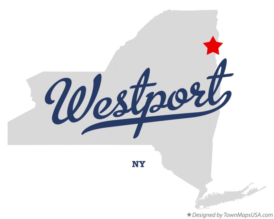 Map of Westport New York NY