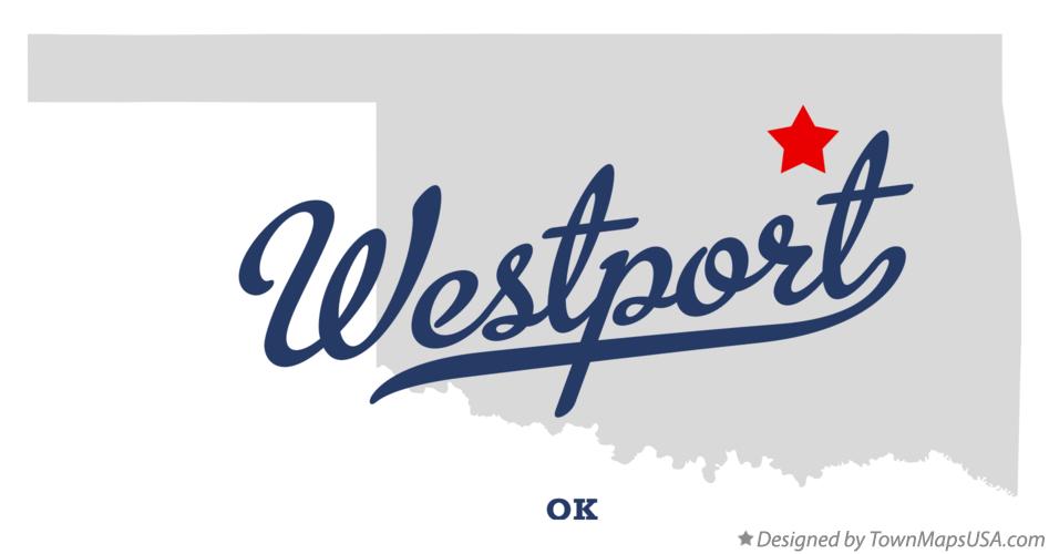 Map of Westport Oklahoma OK
