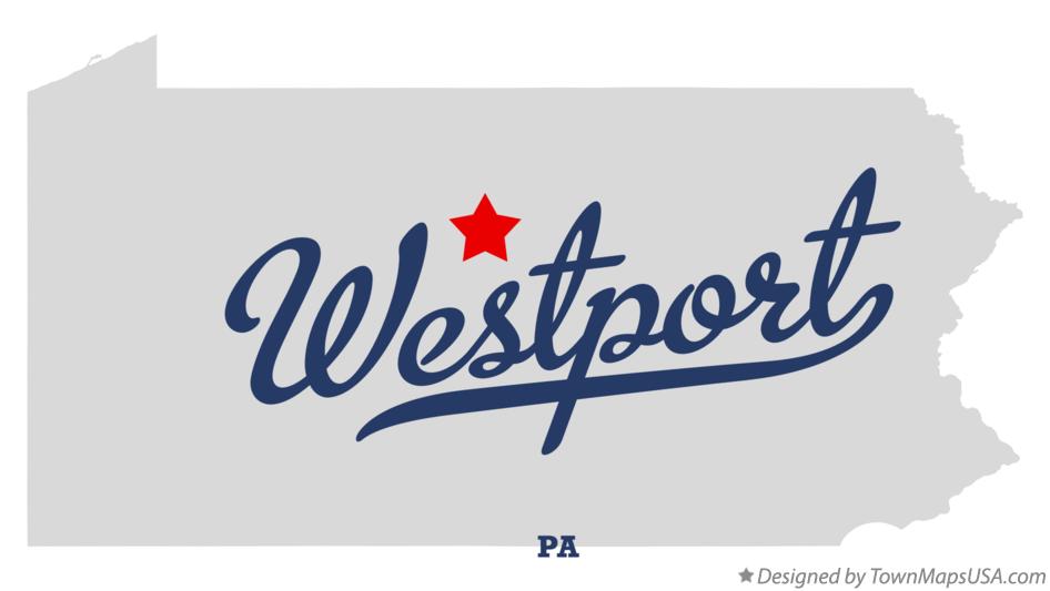 Map of Westport Pennsylvania PA