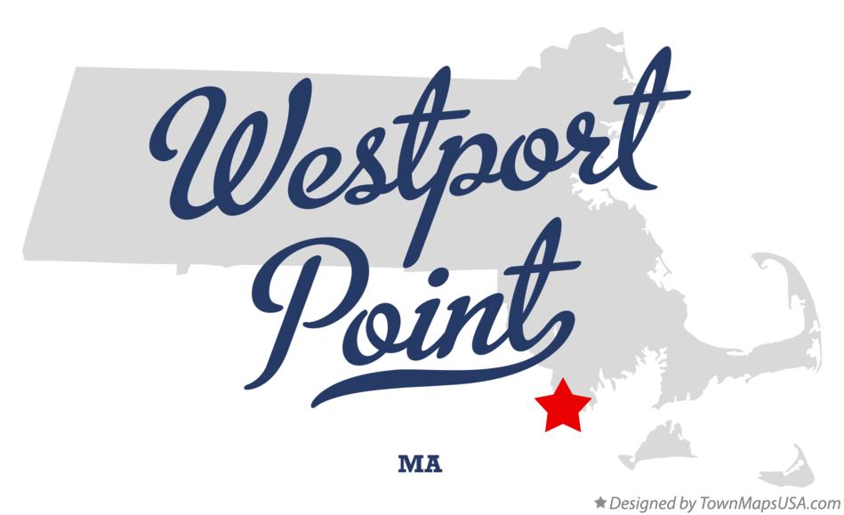 Map of Westport Point Massachusetts MA