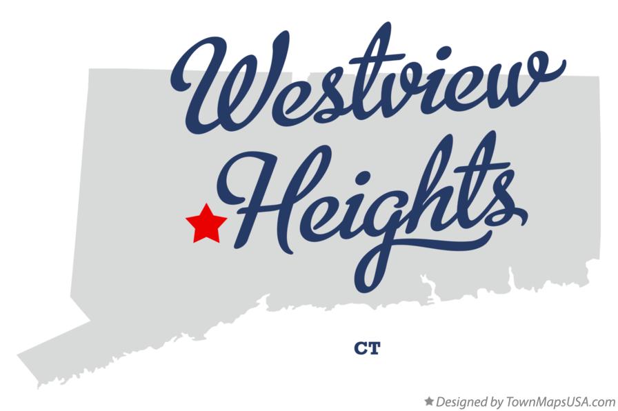 Map of Westview Heights Connecticut CT