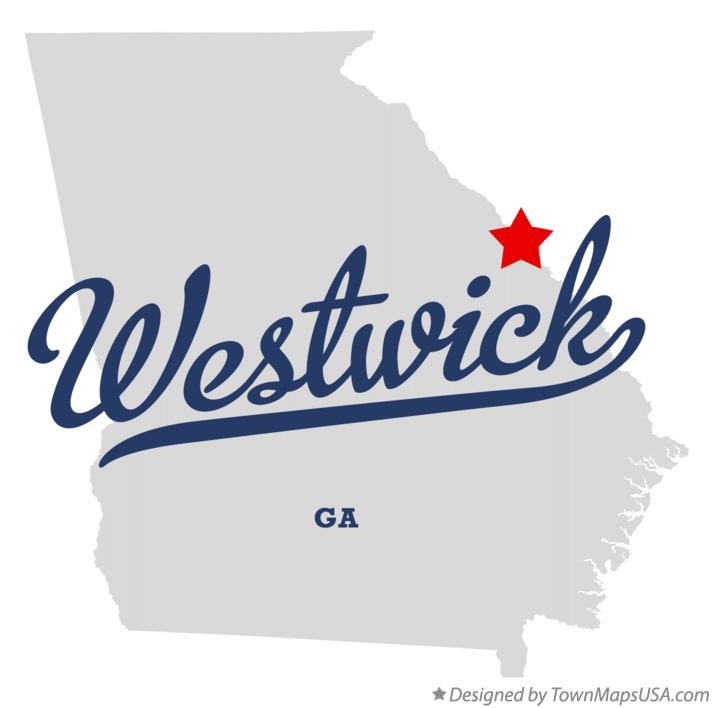 Map of Westwick Georgia GA