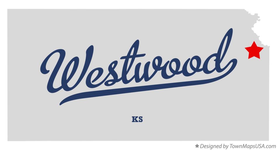 Map of Westwood Kansas KS