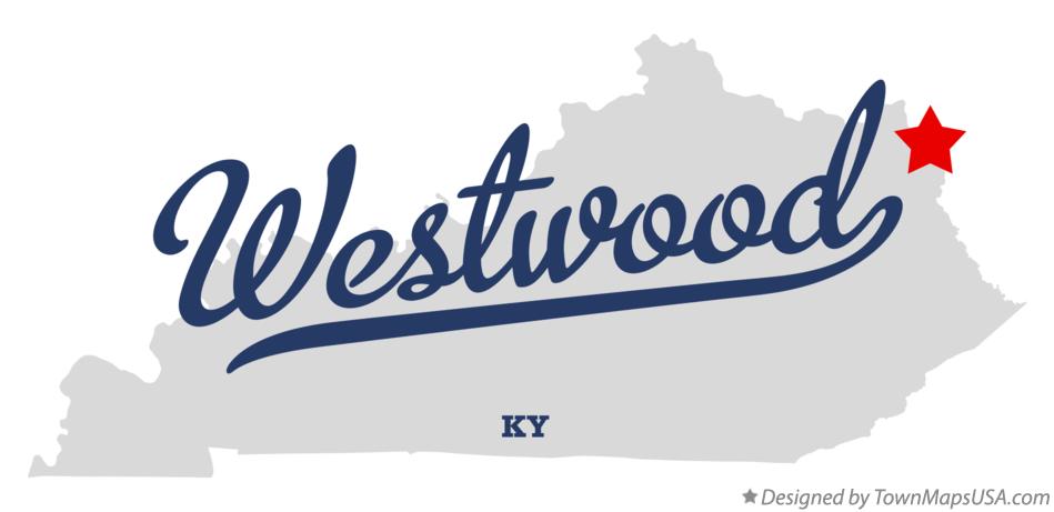 Map of Westwood Kentucky KY