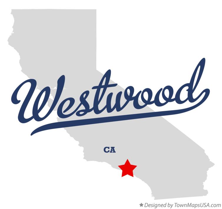 Map of Westwood California CA