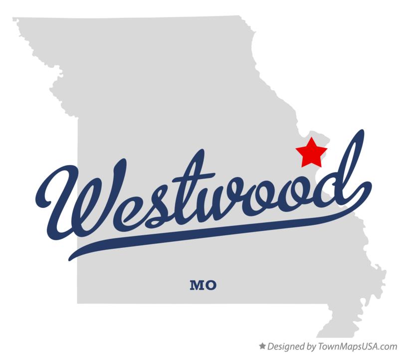 Map of Westwood Missouri MO