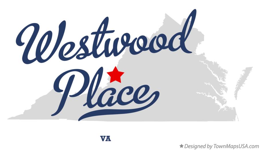 Map of Westwood Place Virginia VA