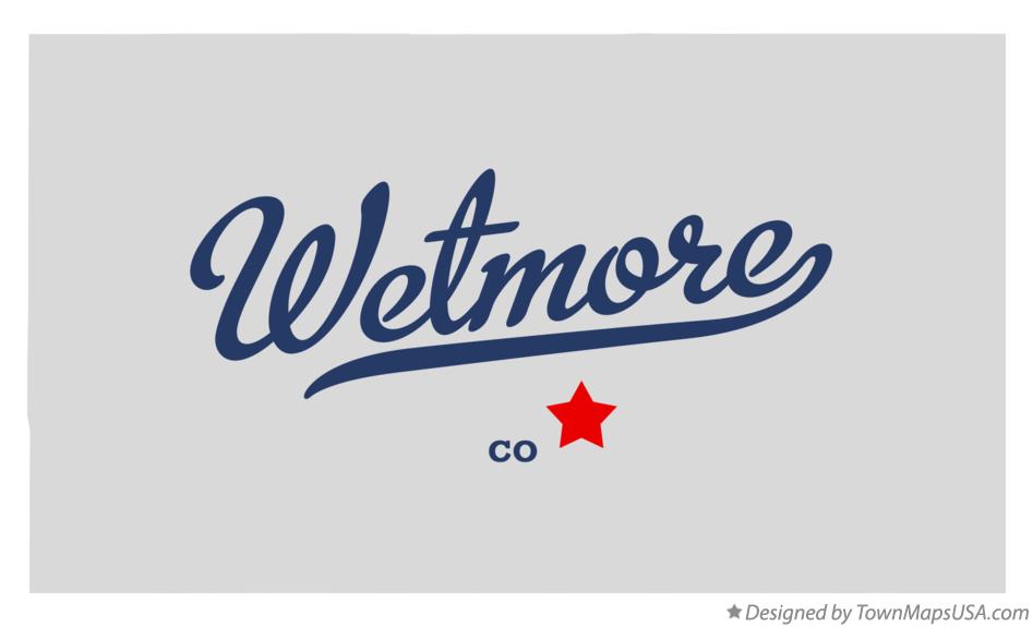 Map of Wetmore Colorado CO