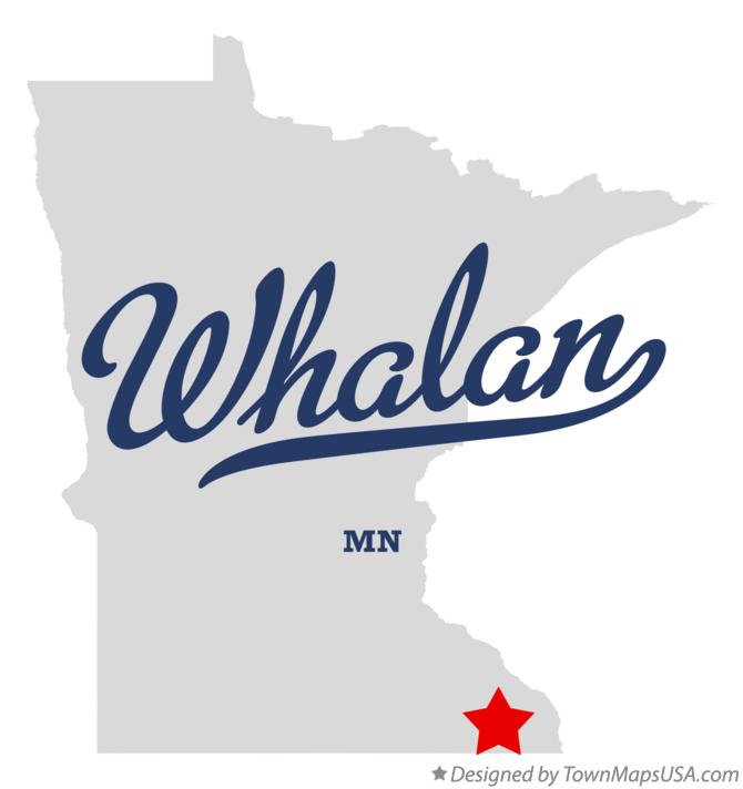 Map of Whalan Minnesota MN
