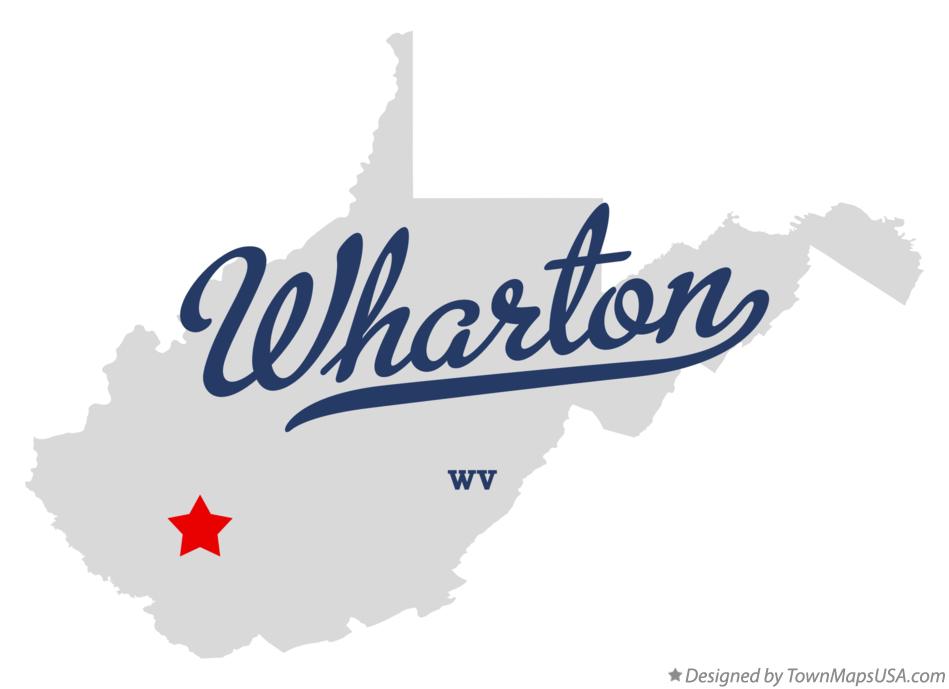 Map of Wharton West Virginia WV