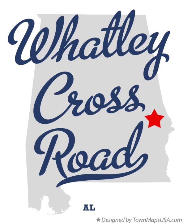Map of Whatley Cross Road Alabama AL