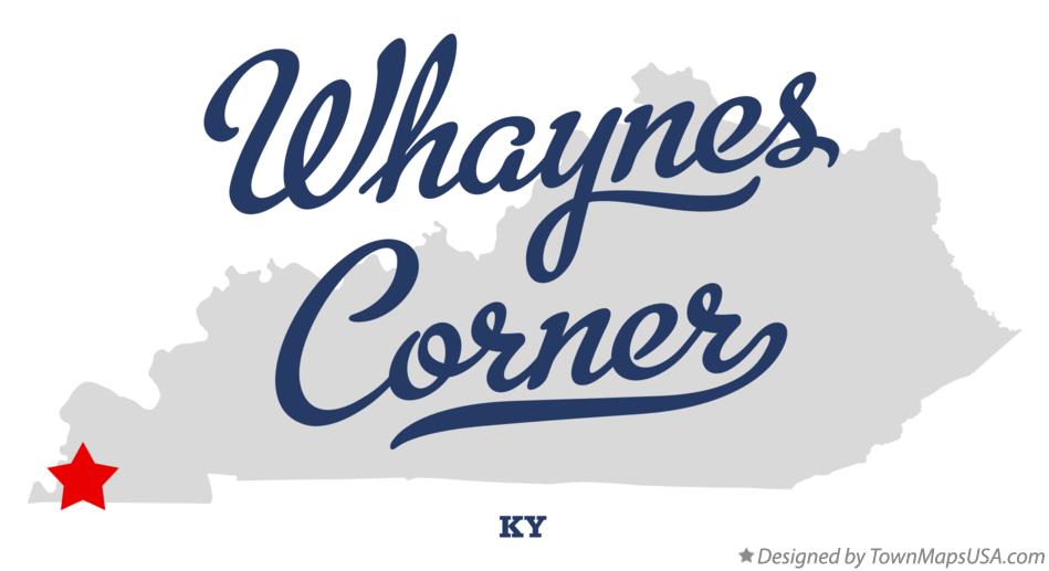 Map of Whaynes Corner Kentucky KY