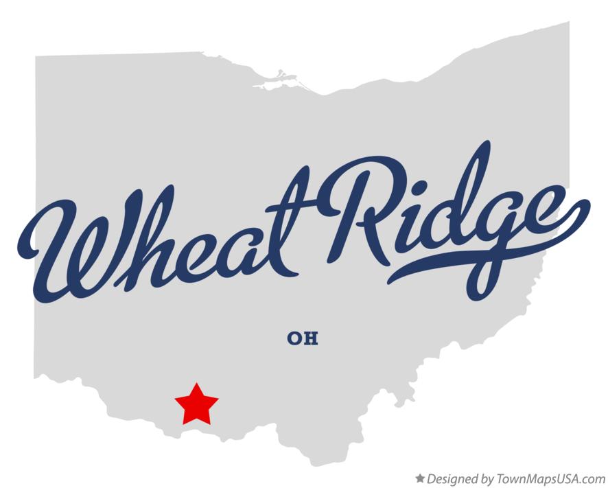 Map of Wheat Ridge Ohio OH