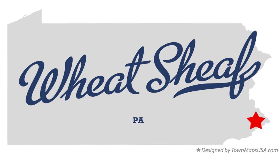 Map of Wheat Sheaf Pennsylvania PA
