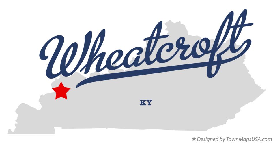 Map of Wheatcroft Kentucky KY