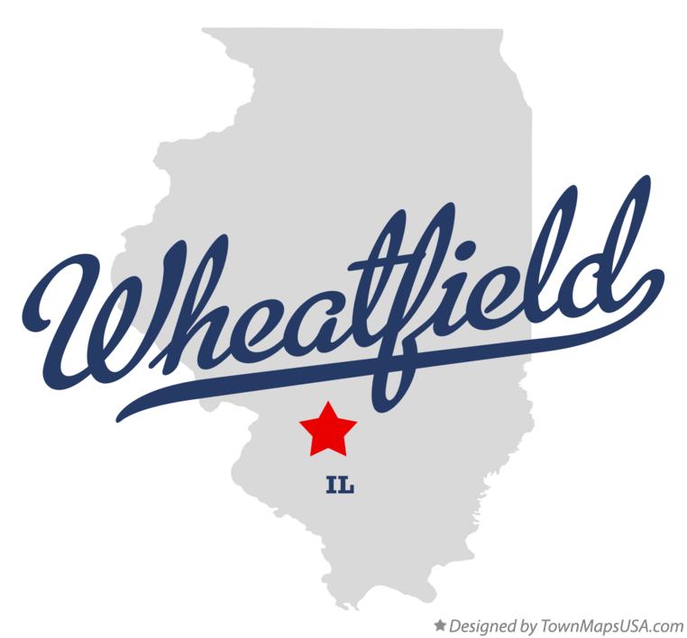 Map of Wheatfield Illinois IL