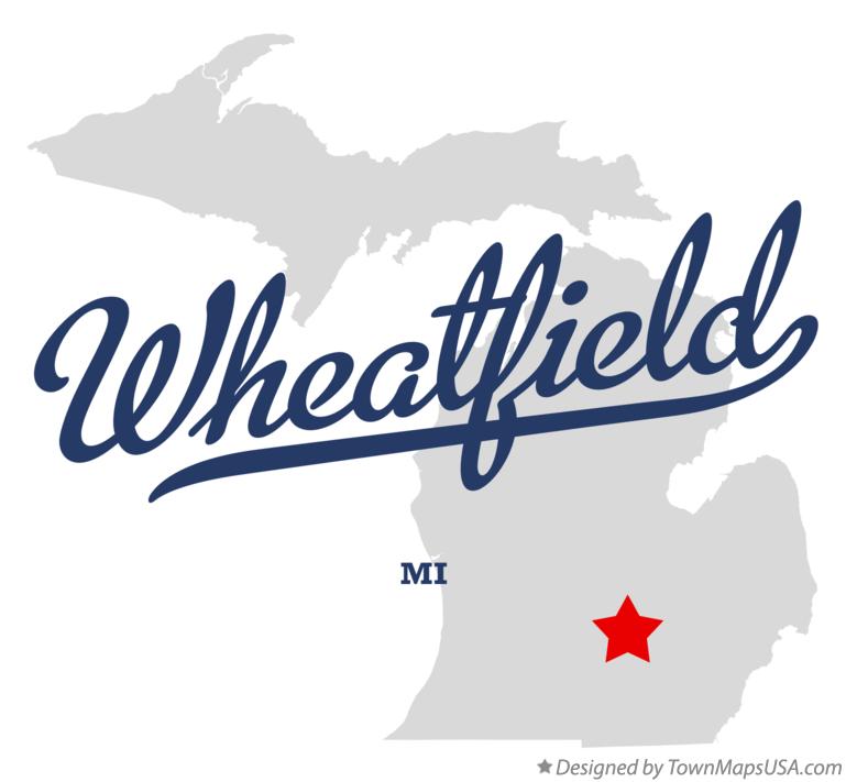 Map of Wheatfield Michigan MI