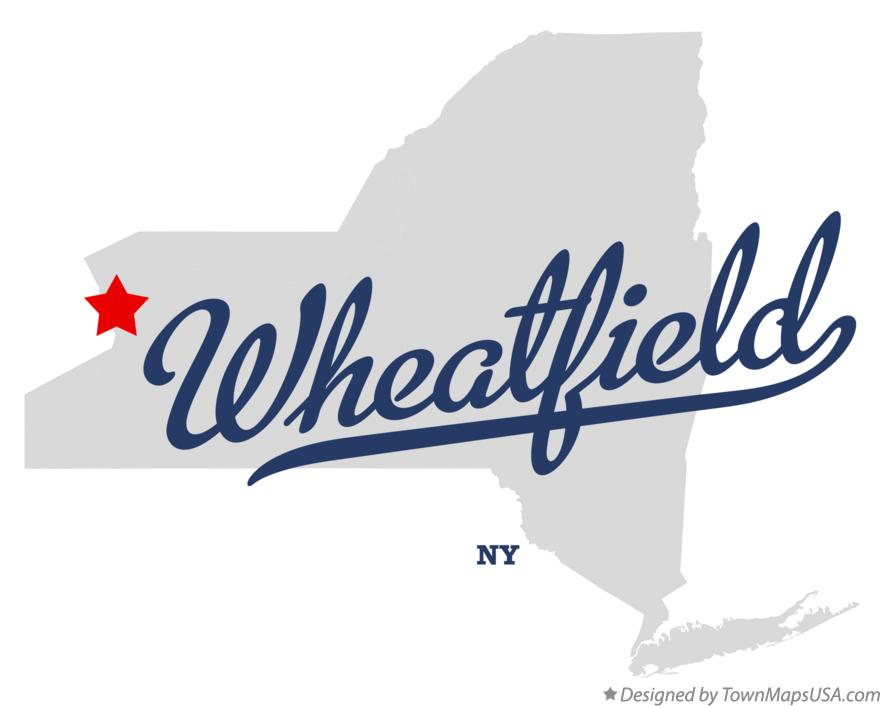 Map of Wheatfield New York NY