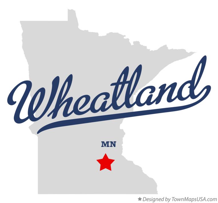 Map of Wheatland Minnesota MN
