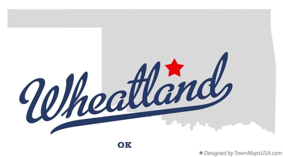 Map of Wheatland Oklahoma OK