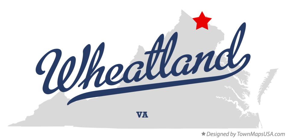 Map of Wheatland Virginia VA