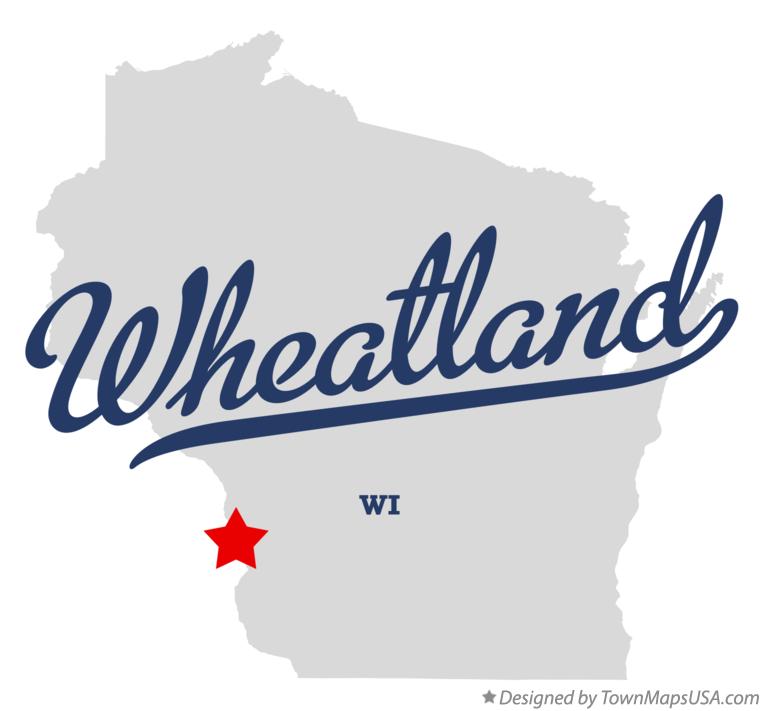 Map of Wheatland Wisconsin WI