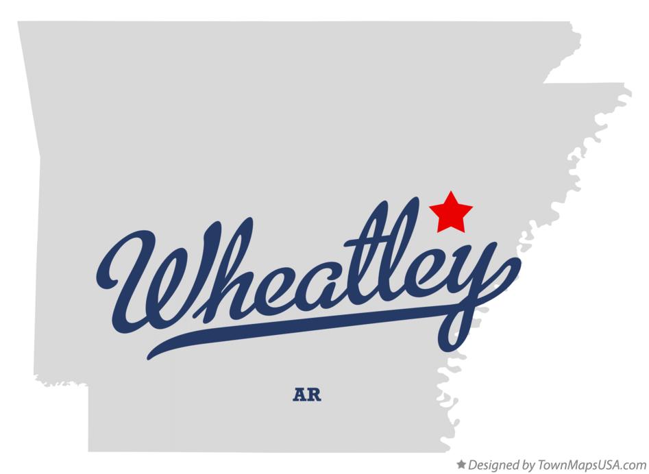 Map of Wheatley Arkansas AR