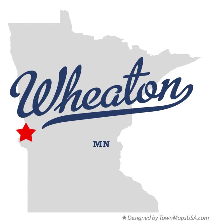 Map of Wheaton Minnesota MN