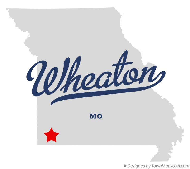 Map of Wheaton Missouri MO
