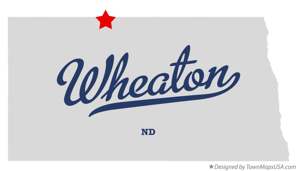 Map of Wheaton North Dakota ND