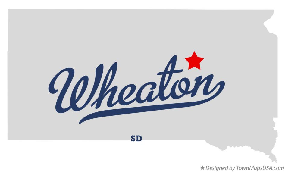 Map of Wheaton South Dakota SD