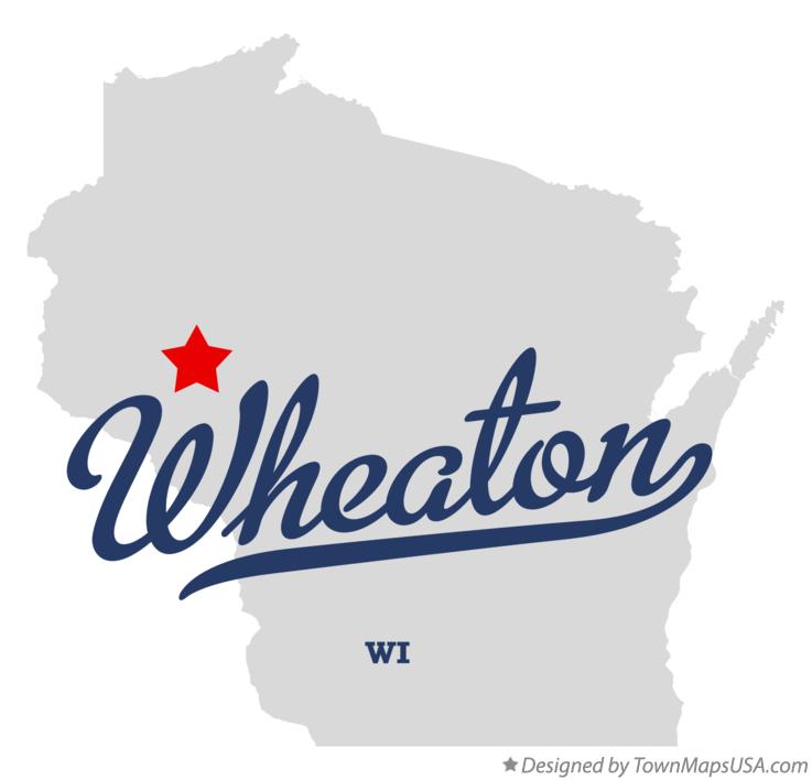 Map of Wheaton Wisconsin WI